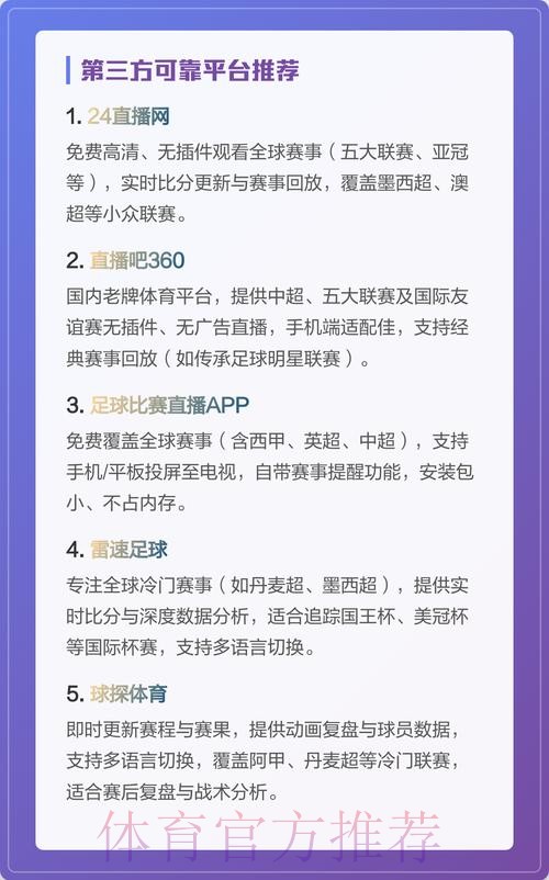 选择最佳平台：世界杯直播哪个好？